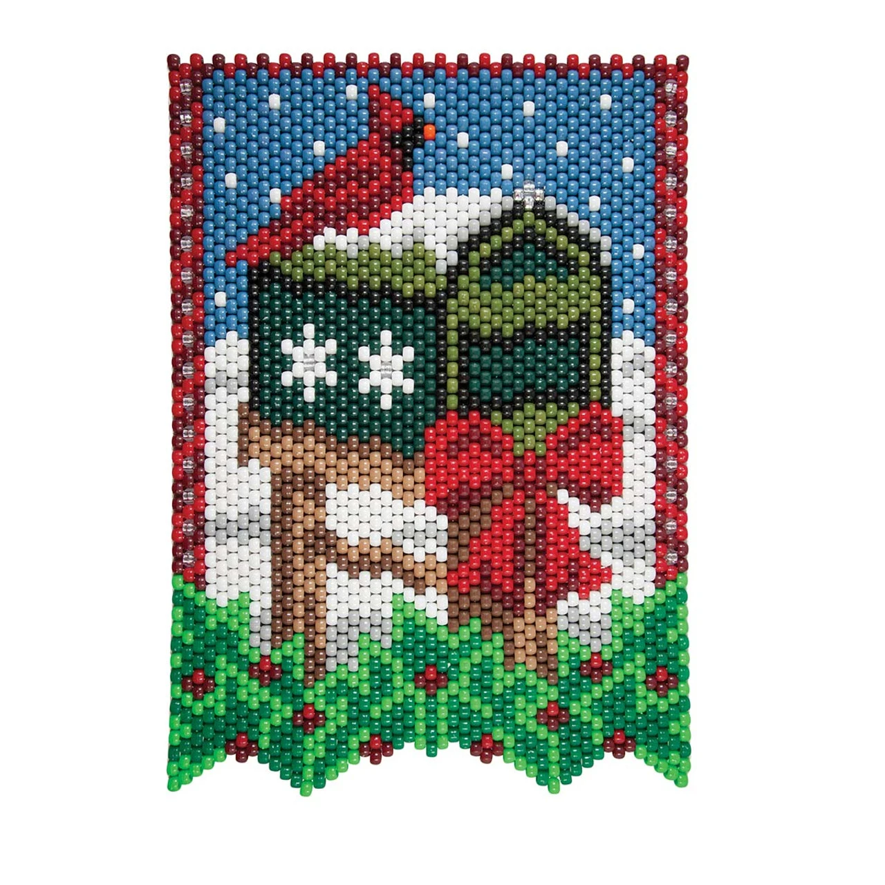 Herrschners Winter Mailbox Pony Bead Kit