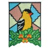 Herrschners Stained Glass Finch Pony Bead Kit