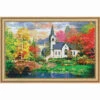 PixelHobby Autumn Church Mosaic Art Kit