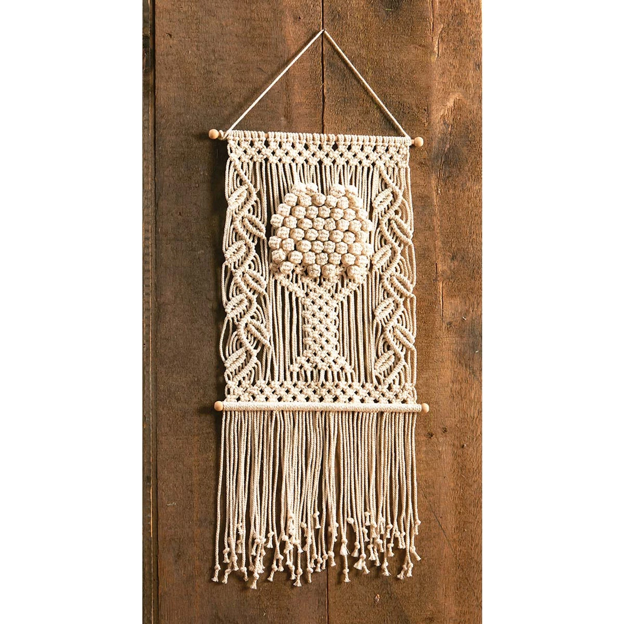 Herrschners Into The Woods Wall Hanging Macrame