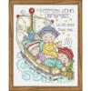 Herrschners Sailing To Dreamland Birth Record Counted Cross-Stitch Kit
