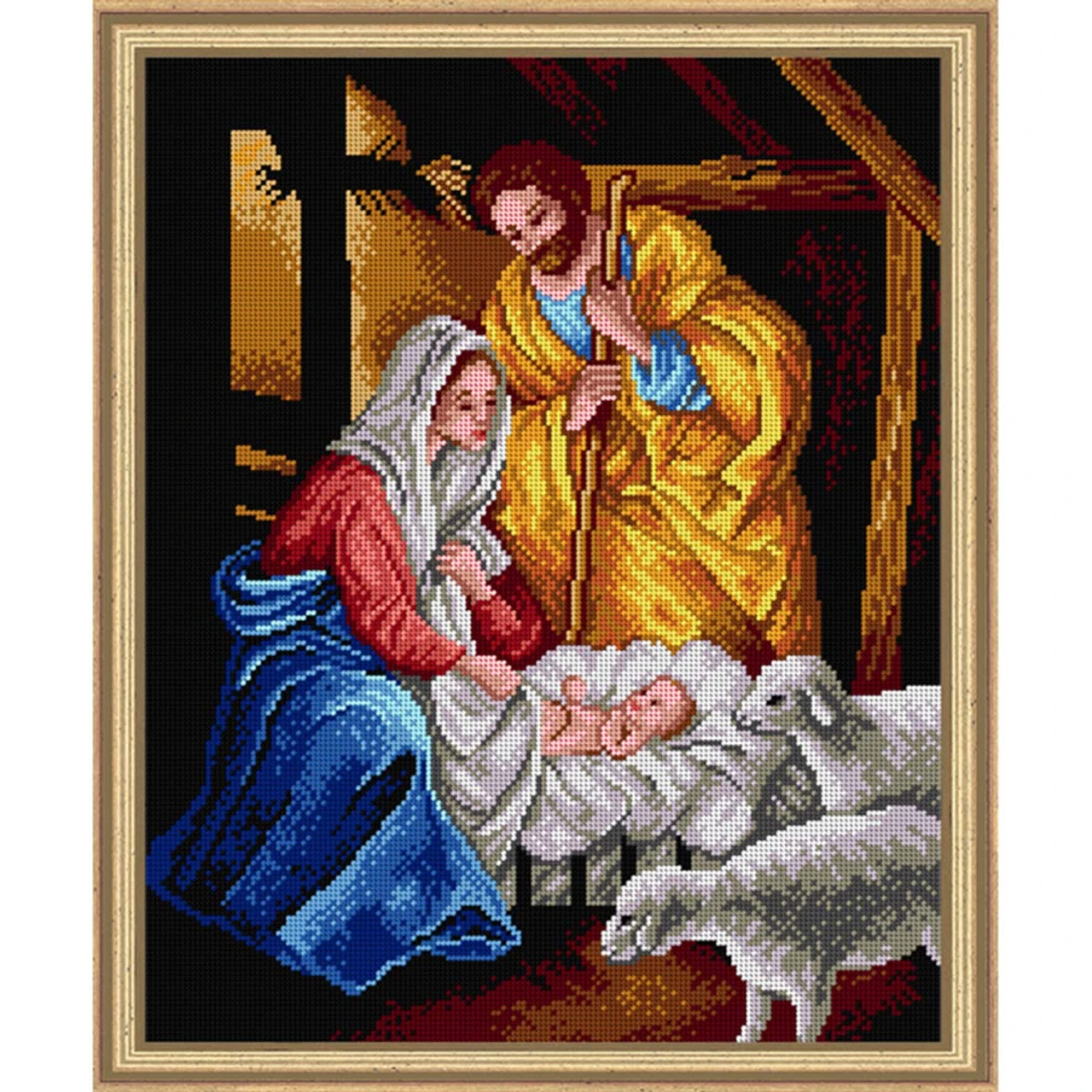 Orchidea Silence Of Night Needlepoint Canvas