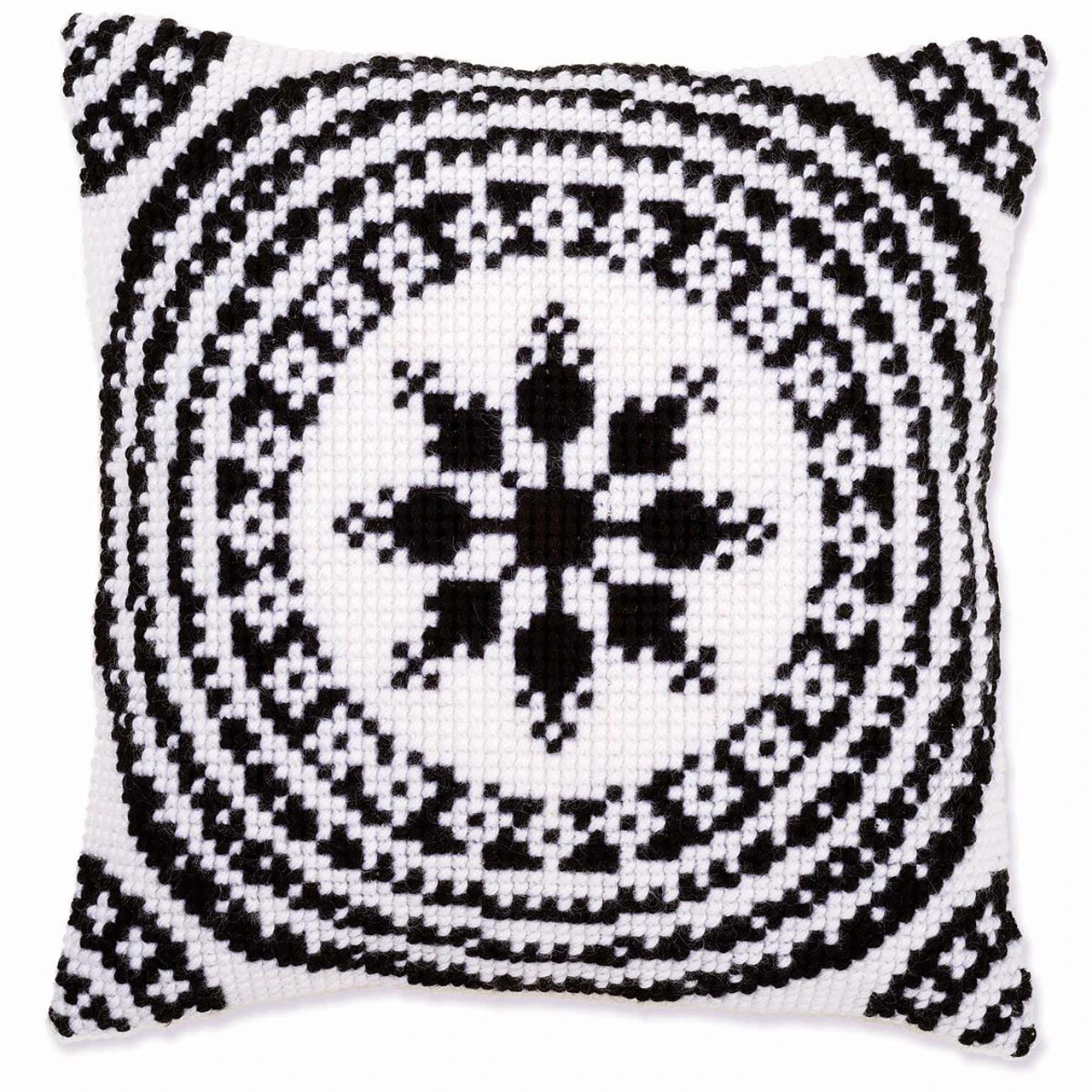 Vervaco Black & White II Stamped Cross-Stitch Kit