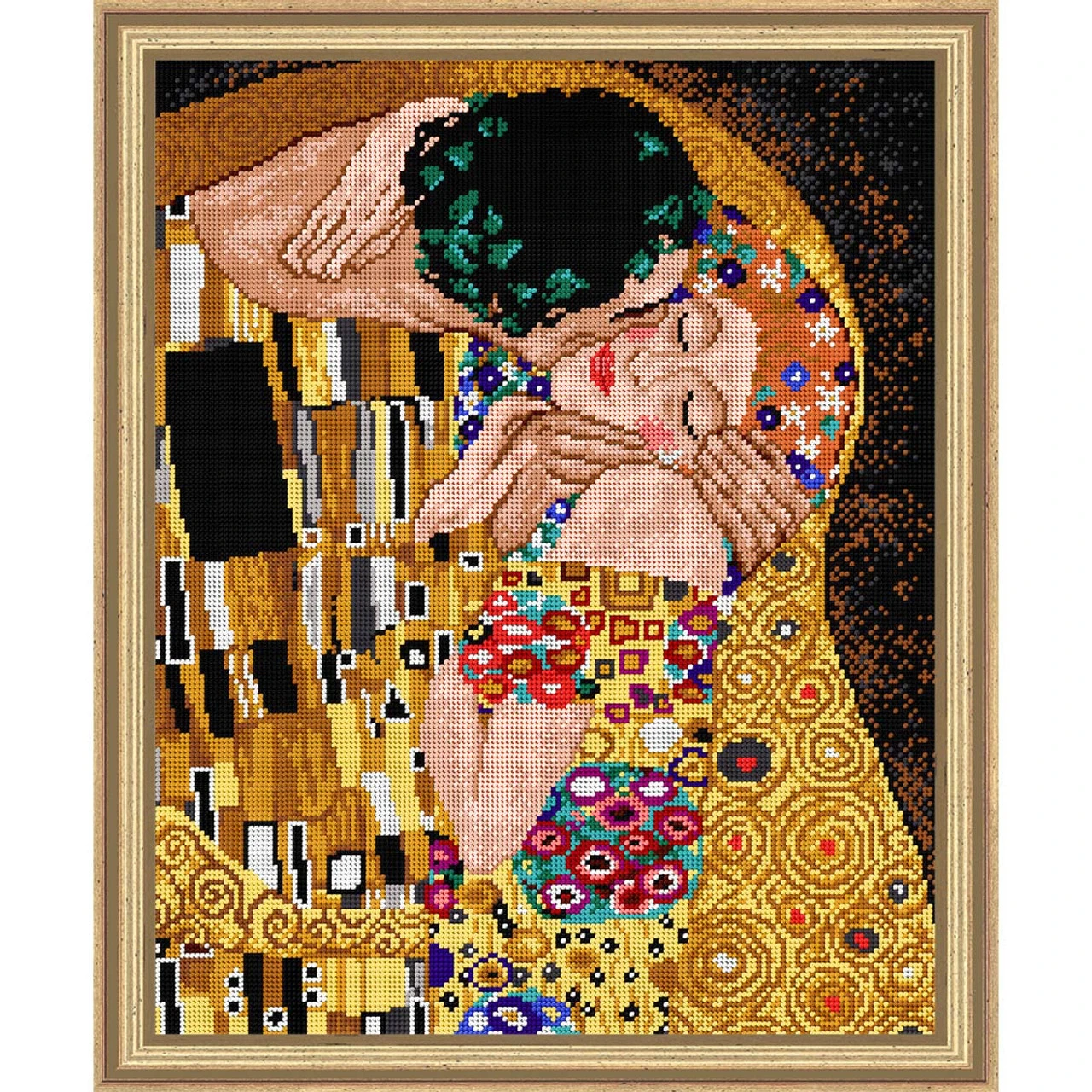 Orchidea The Kiss Needlepoint Canvas