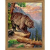 Orchidea Grizzly Needlepoint Canvas