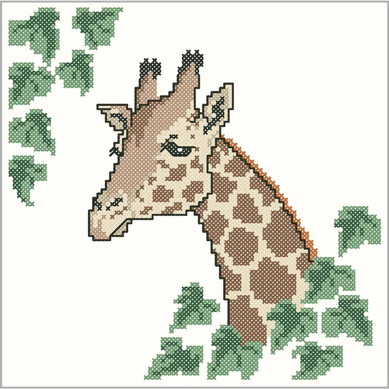 Herrschners Giraffe Quilt Blocks Stamped Cross-Stitch - Image 2