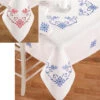 Herrschners Regal Tablecloth Stamped Cross-Stitch