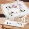 Herrschners Campania Table Topper & Runner Stamped Embroidery