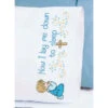 Herrschners Now I Lay Me Down Boy's Pillowcase Stamped Cross-Stitch Kit