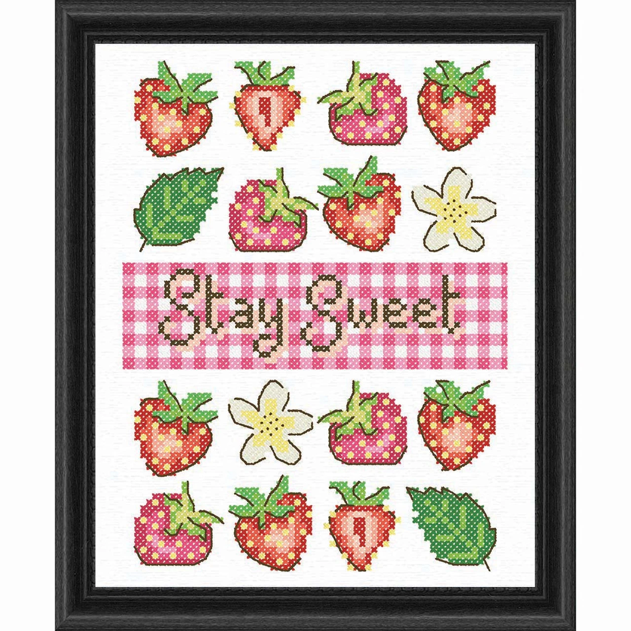 Herrschners Stay Sweet Picture Stamped Cross-Stitch Kit