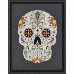 Glendon Place Sugar Skull II Counted Cross-Stitch Chart