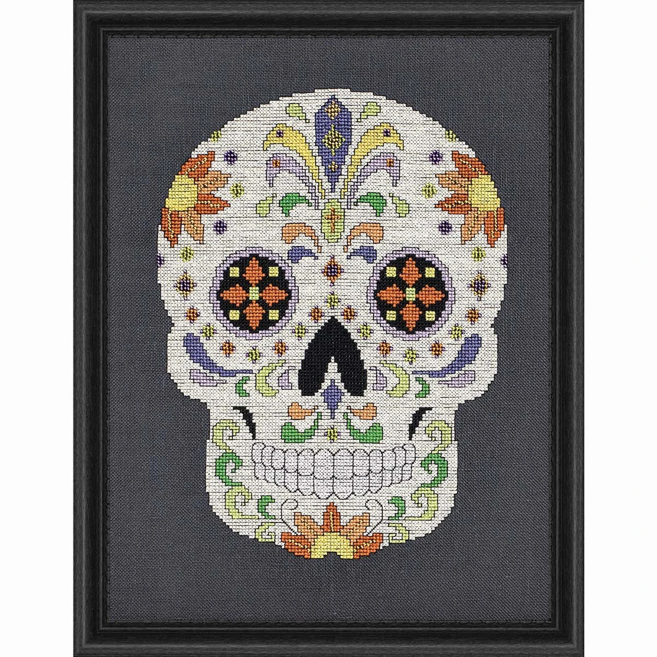 Glendon Place Sugar Skull II Counted Cross-Stitch Chart
