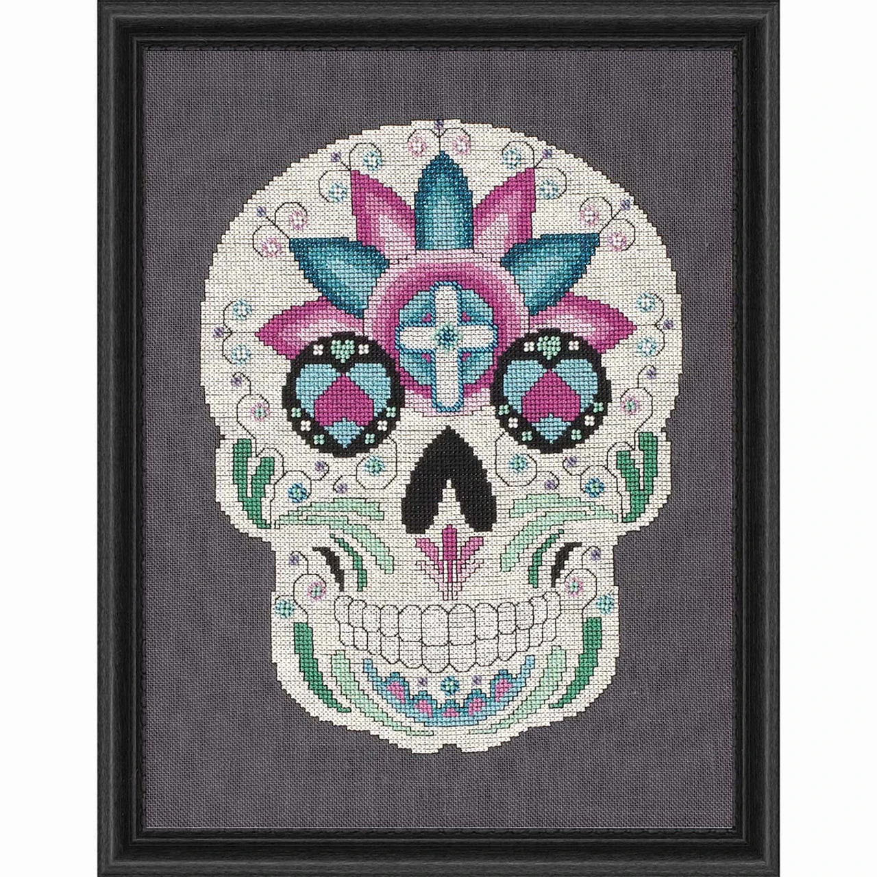 Glendon Place Sugar Skull III Counted Cross-Stitch Chart