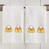 Herrschners Candy Corn Terry Towel Pair Stamped Cross-Stitch