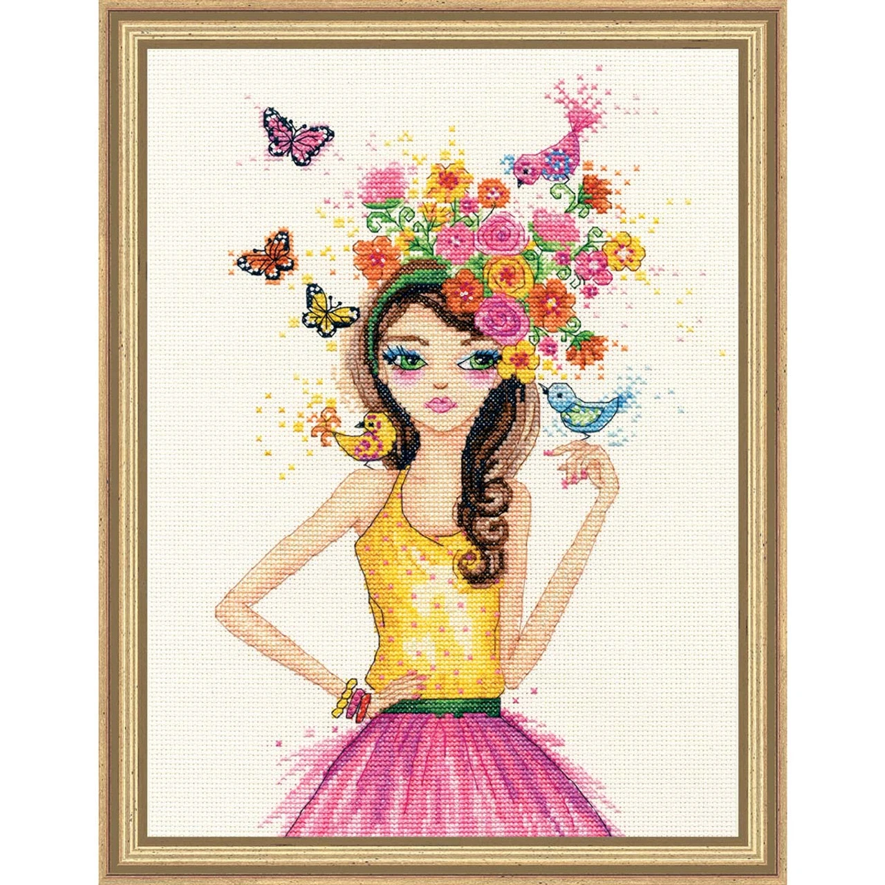 Dimensions Spring Time Counted Cross-Stitch Kit