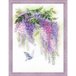RIOLIS Wisteria Counted Cross-Stitch Kit