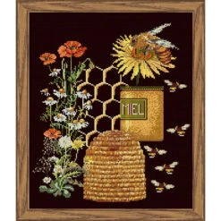 Thea Gouverneur Honey Sampler Counted Cross-Stitch Kit