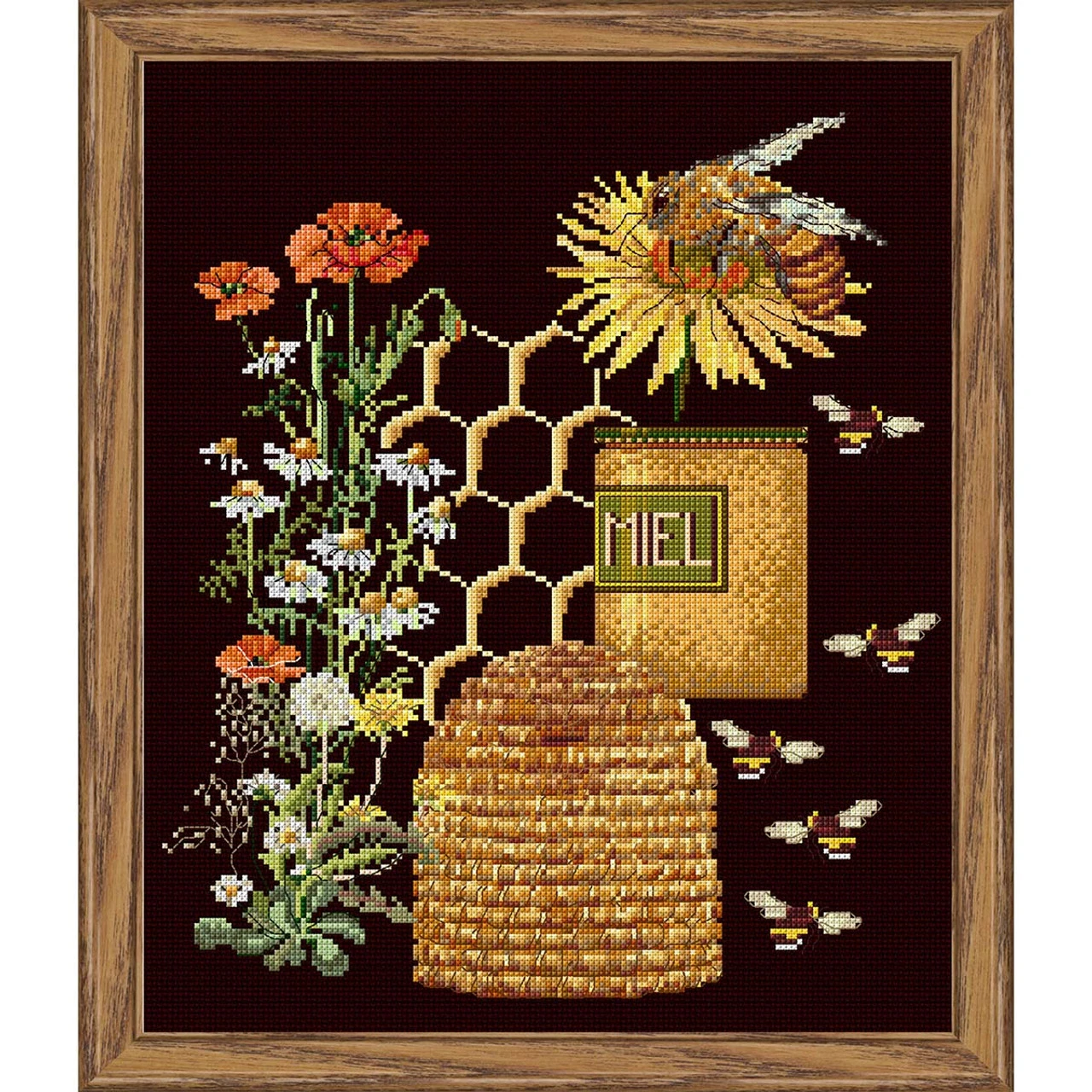 Thea Gouverneur Honey Sampler Counted Cross-Stitch Kit