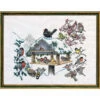 Eva Rosenstand Winter Birdfeeder Aida Counted Cross-Stitch Kit
