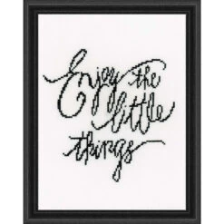 Vervaco Enjoy The Little Things Counted Cross-Stitch Kit