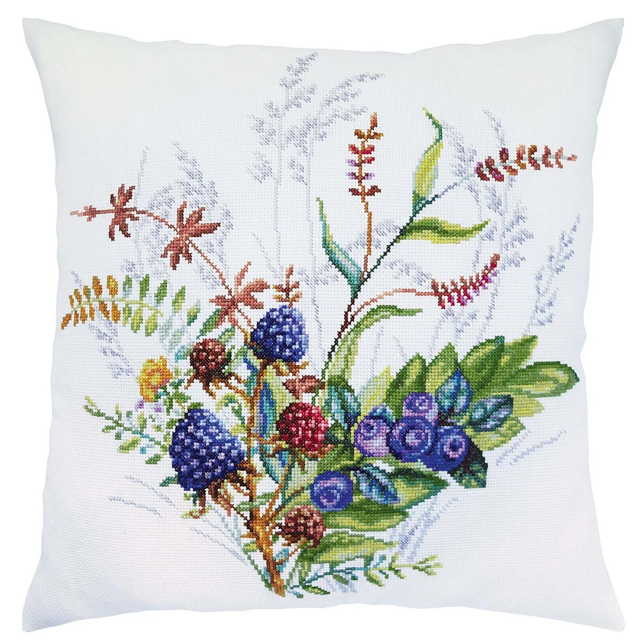RTO Forest Berries Pillow Cover Counted Cross-Stitch Kit