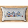 Nob Hill Summer Gnome Pillow Cover Counted Cross-Stitch Kit