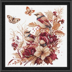 Luca-S The Birds - Autumn Counted Cross-Stitch Kit
