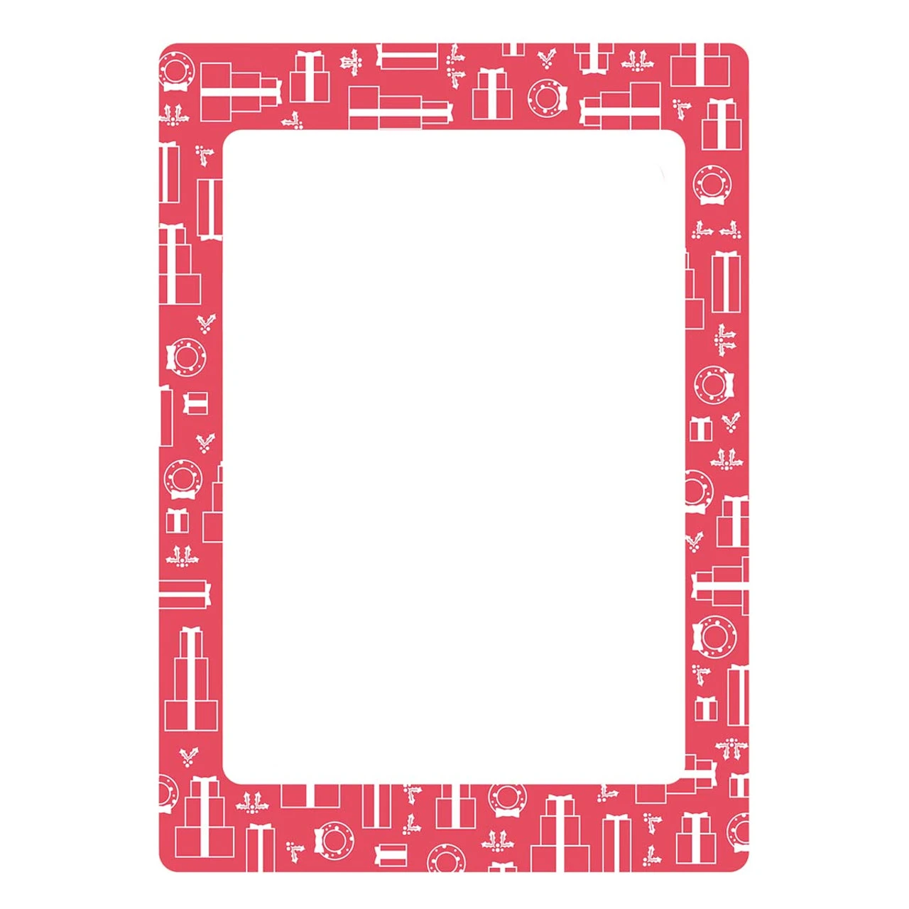 Herrschners Tri-Fold Cards Set/12 - Red Counted Cross-Stitch