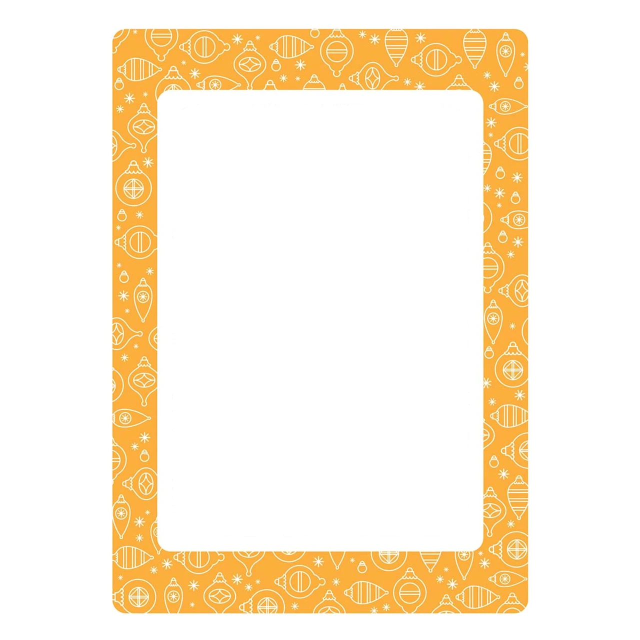 Herrschners Tri-Fold Cards Set/12 - Gold Ornament Counted Cross-Stitch