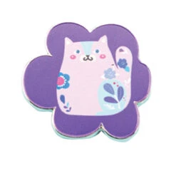 Annie's Floral Kitty Needle Minder Accessory