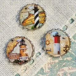 My Big Toe Designs Lighthouses Needle Minder Set Accessory