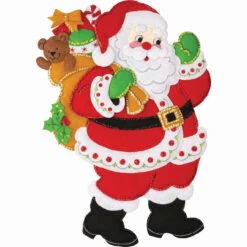 Bucilla Toys From Santa Felt & Sequin Kit