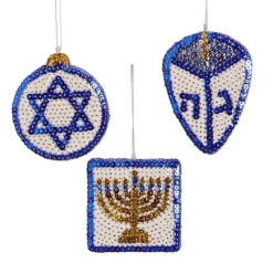 Sunrise Craft & Hobby Happy Hanukkah Ornament Kit