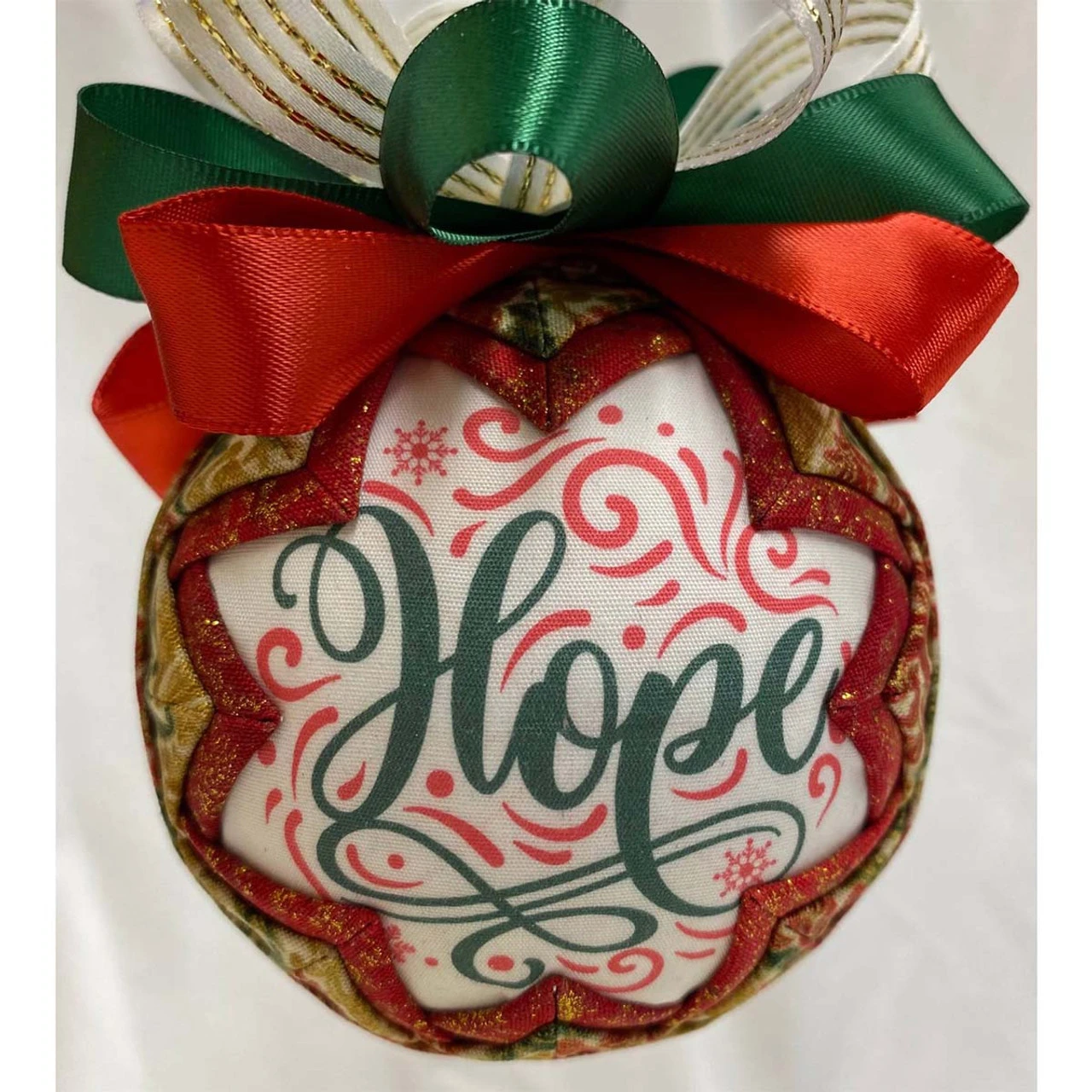 Quilt Magic Hope No-Sew Ornament Kit