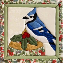 Quilt Magic Christmas Bluejay No-Sew Quilt Kit