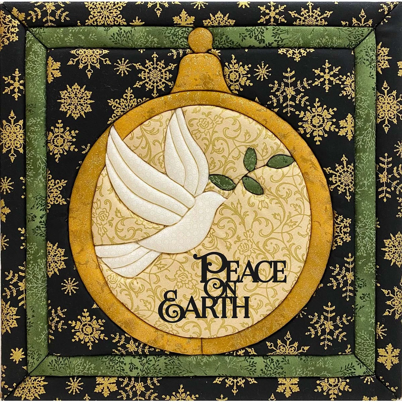 Quilt Magic Peace On Earth No-Sew Quilt Kit
