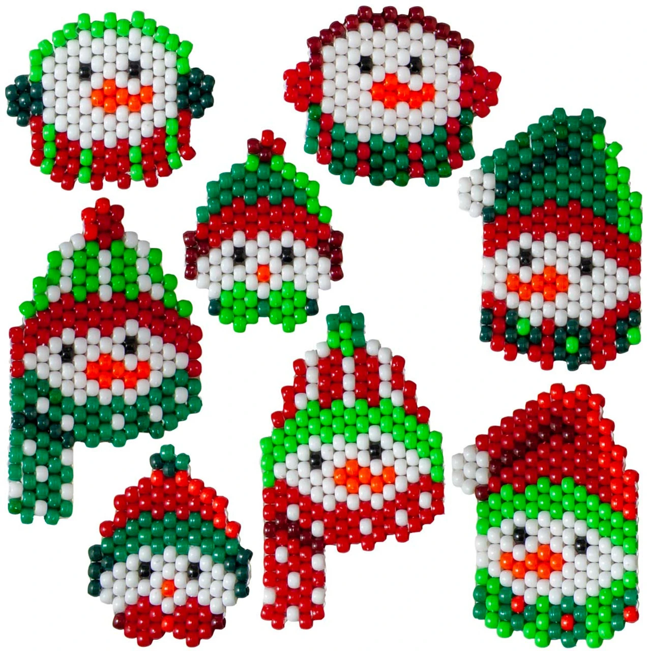 Herrschners The Snow Family Pony Bead Kit