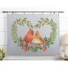 Herrschners Cardinal Quilt Top Stamped Cross-Stitch Kit