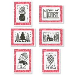 Herrschners Yule Time Greeting Cards Counted Cross-Stitch Kit