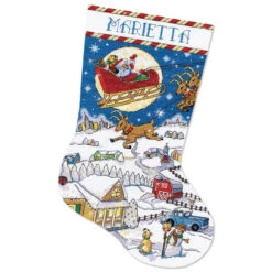 Design Works Countryside Delivery Stocking Counted Cross-Stitch Kit