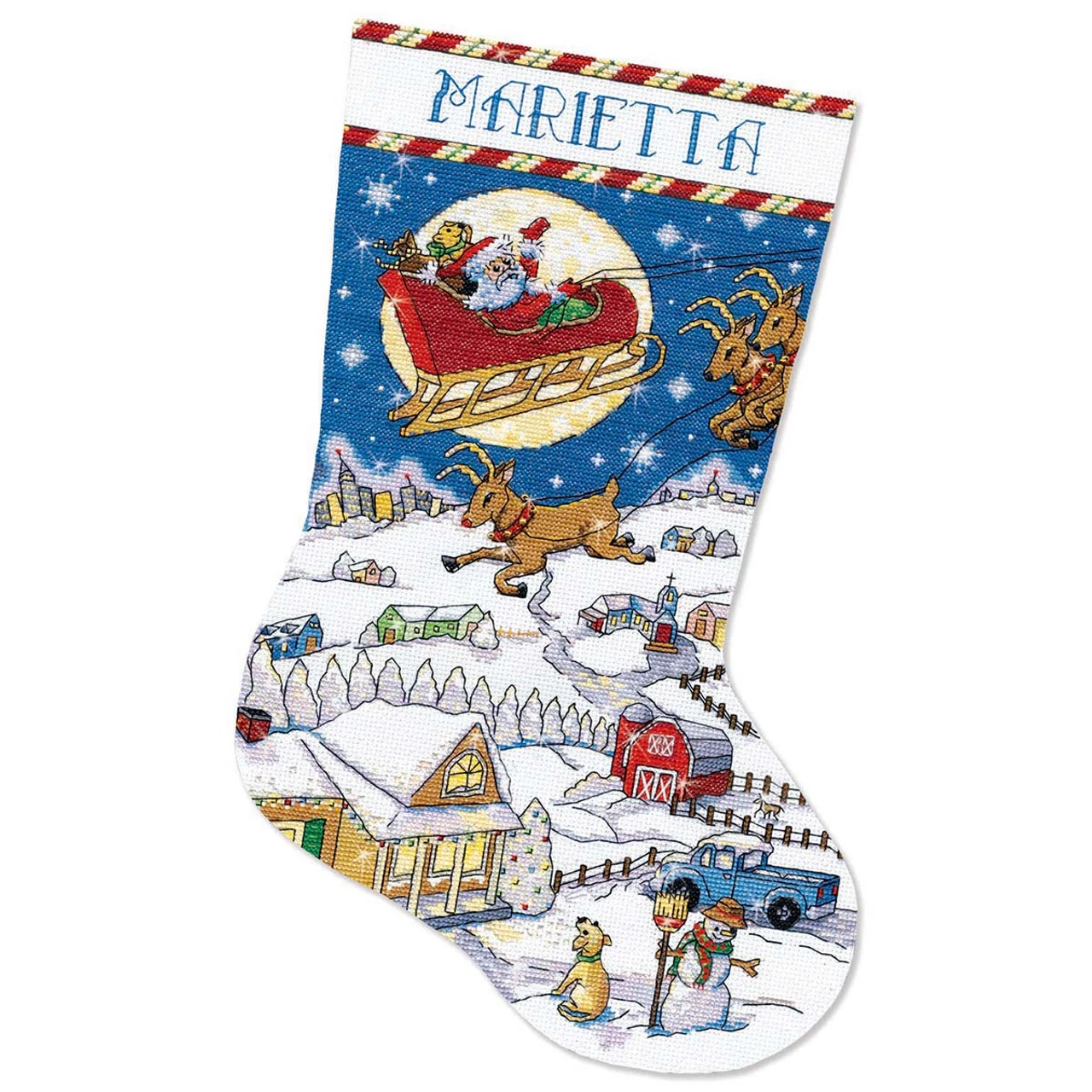 Design Works Countryside Delivery Stocking Counted Cross-Stitch Kit