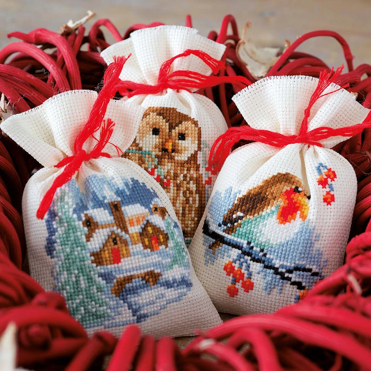 Vervaco Winter Bags Counted Cross-Stitch Kit