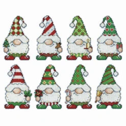 Design Works Gnome Ornaments Counted Cross-Stitch Kit