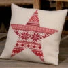 Permin Star Bright Pillow Counted Cross-Stitch Kit