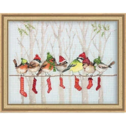 Dimensions Winter Gathering Counted Cross-Stitch Kit