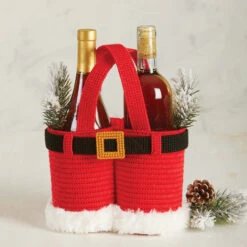 Herrschners Santa's Pants Basket Plastic Canvas Kit