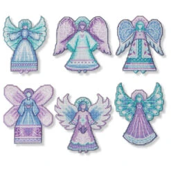 Herrschners Angel Ornaments Counted Cross-Stitch Kit