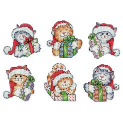 Design Works Cats Ornaments Counted Cross-Stitch Kit