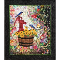 Whims Watercolor Grandpas Pitcher Pump Quilting Kit