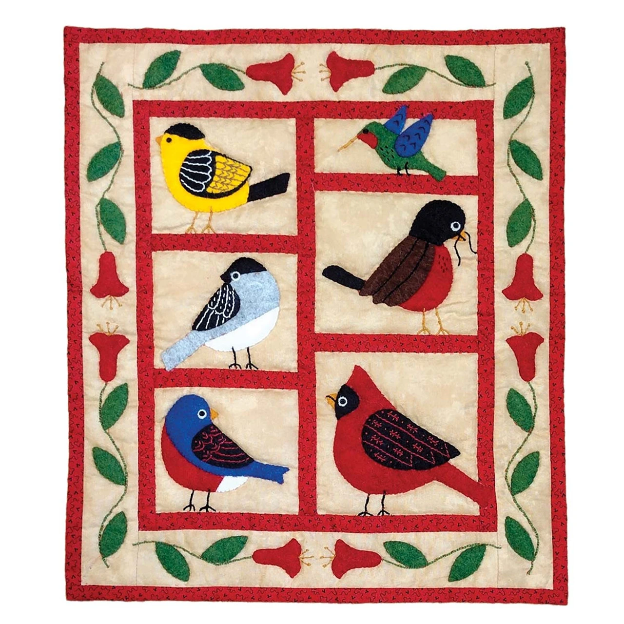 Rachel's Of Greenfield Backyard Birds Quilting Kit